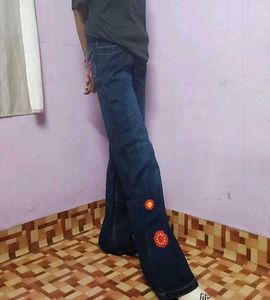 Thrift Embroidery Pants