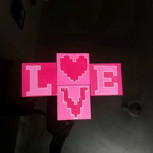 LOVE Pixel Art Decor 🩷💗✨