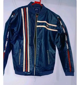 Synthetic Leather Jacket For Men