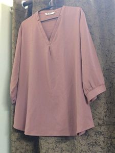 Elegant Nude color  Tunic Top