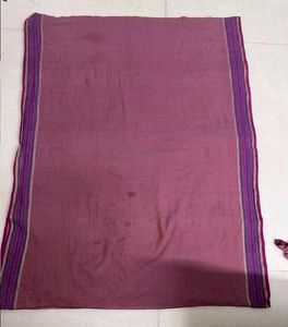 Wine Magenta Saree With  Blouse