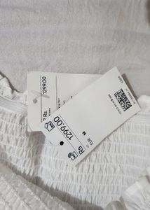 H&amp;m White Skirt