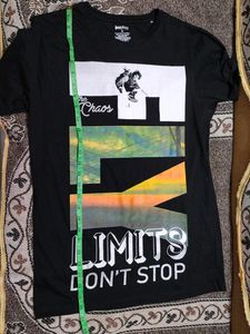 Easy Buy Black round Neck Tshirt Men