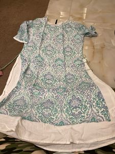 Patterned Midi Dress