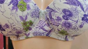 Floral Print Bra