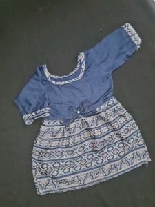 1 And 2 year Pack Of 3 Frock For Baby Girl