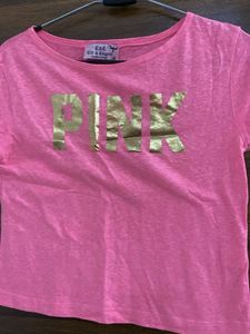 Bright Pink Crop
