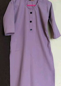 Lavender Popcorn Kurta