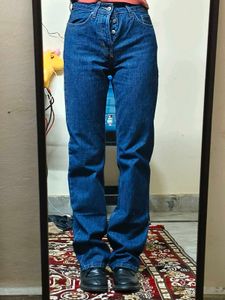 H&amp;M High Waisted Button Up Jeans