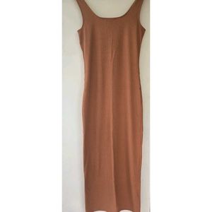 Ribbed Bodycon Midi Dress