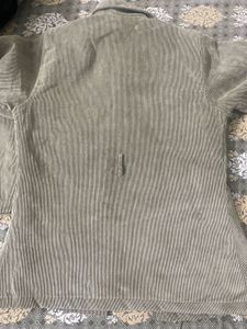 Vintage Striped Corduroy Women’s Coat