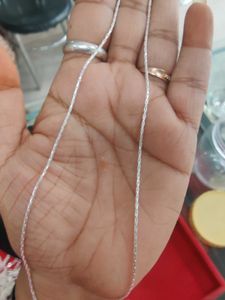 Most Trending Pure  Silver Chain (20 Inch )