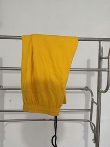 Yellow Casual Pants