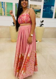 Pink Lehenga Choli Set