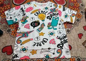 Doodle Print Tee