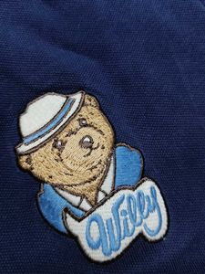 Teenie Weenie Women Blue Teddy Logo Polo T-shirt