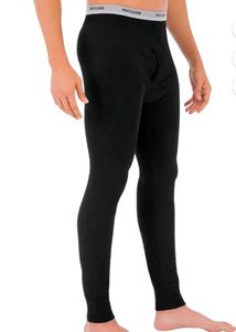Fruit of the Loom Men's Black Thermal Underwear