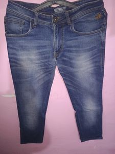 Black Stretchable Shirt With Flying Machine Jeans