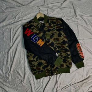 Bathing Ape Camo Bomber Jacket