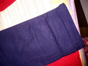 Blue And Red Trousers Combo