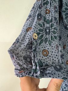Pure Cotton A Line Kurti