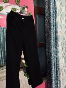 Classic Black High-Waist Trousers
