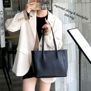 Elegant Black Tote Bag