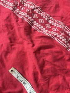 pink Embroidered Top