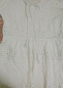 Pure Cotton White Top