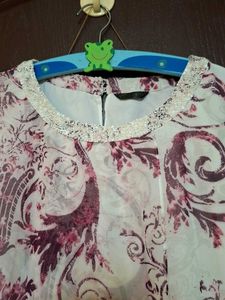 Floral Embellished Kurti