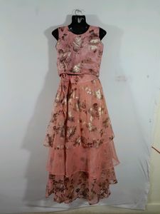 Peach Printed Skirt &amp; Top (Women&#39;s)