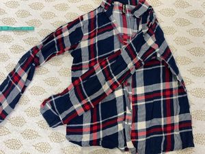 Checked Shirt For Girls