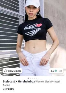 Stylecast X Hersheinbox Black Graphic Tee