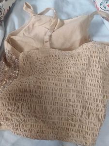 Floral Handbag &amp; Sequin Pouch