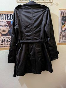 Classic Black trench coat -double breasted