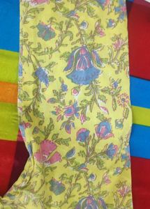 Floral Print Short Kurta
