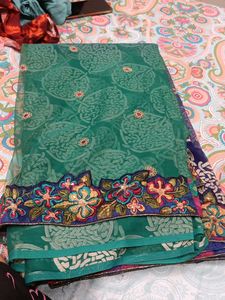 Brasso Net saree For Festivals/Party Wear