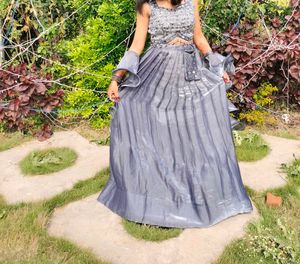 Pretty Grey Lehenga