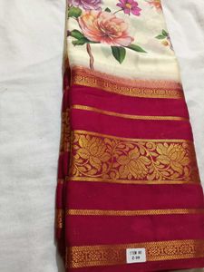 Floral Print Saree