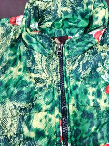 Floral Print Padded Jacket