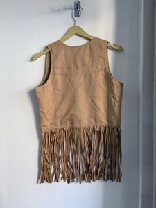 Suede Fringe Jacket