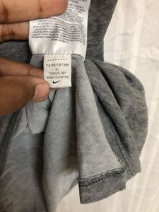 Nike Cotton Grey T Shirt