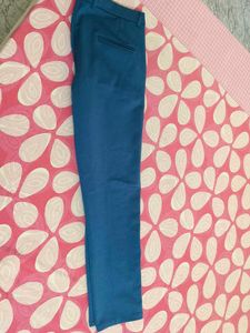 Blue Slim Fit Trousers