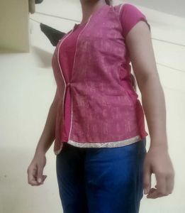 Pink Ethnic Jacket