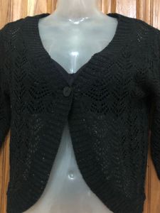 Cute Black Shrug