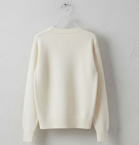 Cream Knit Pullover Sweater
