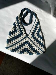 Unique Crochet Granny Square Tote Bag