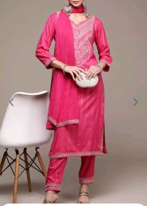 Anubhutee Brand Kurta Pant Dupatta Set Xxl