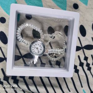 Elegant Crystal Watch