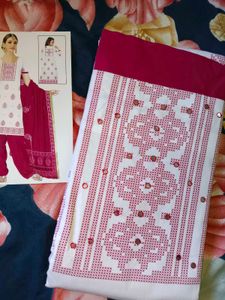 New Pure Cotton Unstitched Dress Material